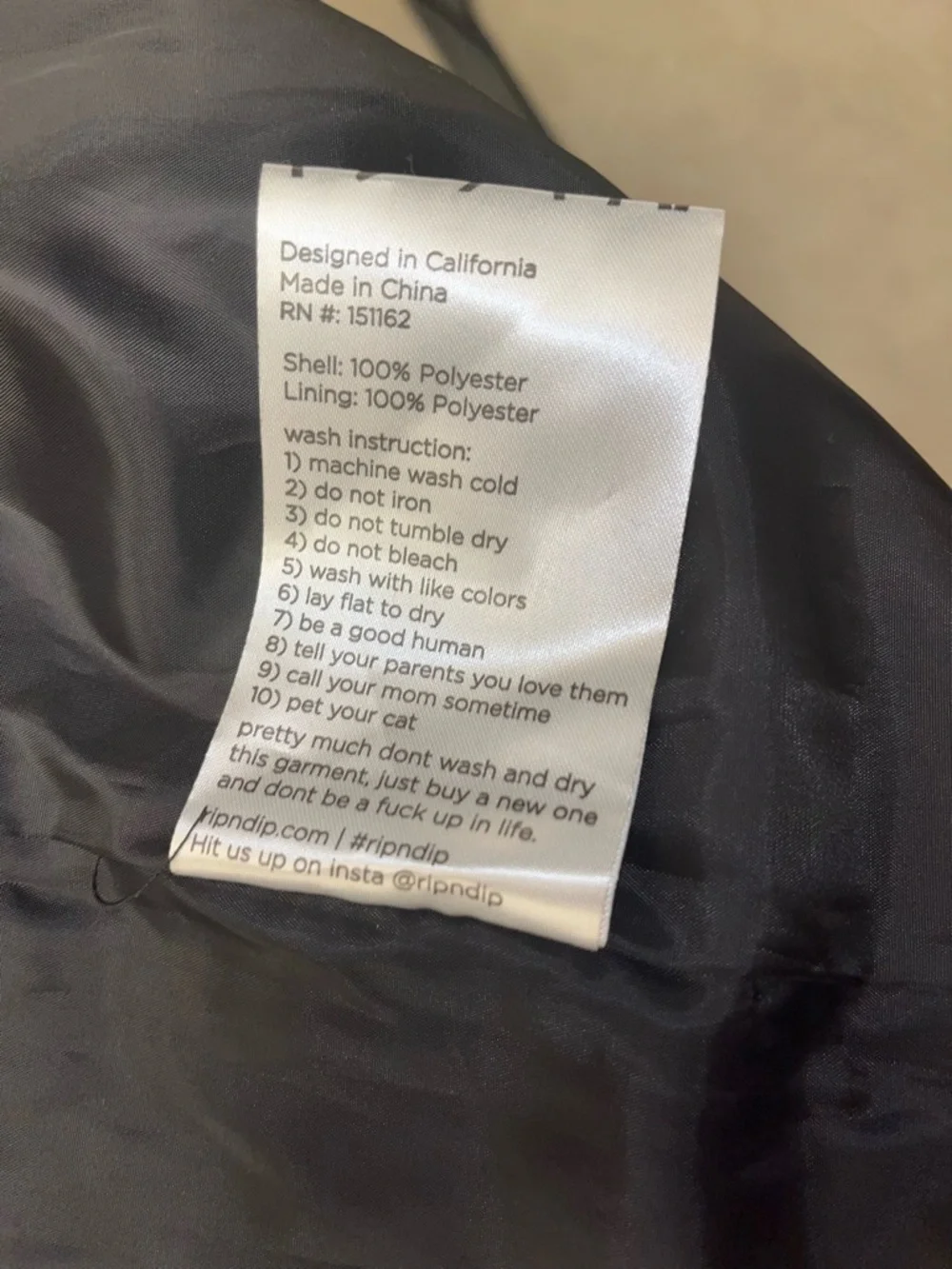 Ripndip Galaxy Cat Alien Jacket Mens Large Space Graphic Streetwear - Picture 10 of 11